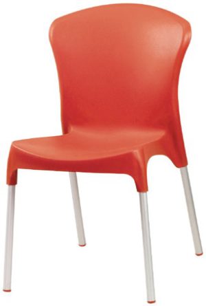 כסא אורח פלסטיק מדגם אלה