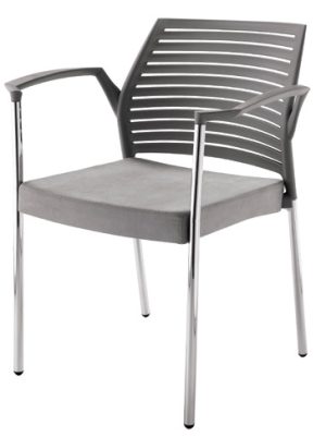 כסא אורח מדגם לורנצו עם ידיות