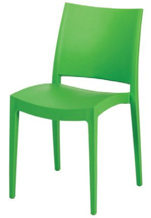 כסא מסעדה פלסטיק משולב פיברגלס דגם מגנטו
